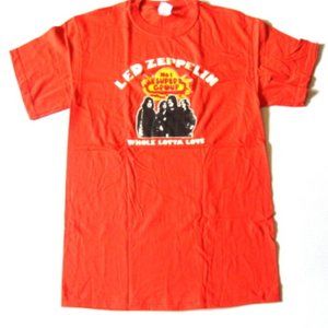 Led Zeppelin Lotta Love Orange Tee
